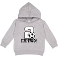 thumbnail image 2 of Inktastic 2nd Birthday Soccer Toddler Hoodie, 2 of 4