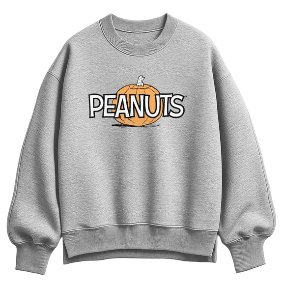 Peanuts - What Costume? - Women's Oversized Fleece Crew Sweatshirt