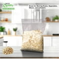 thumbnail image 4 of EcoQuality Clear Resealable 6.5x5.875 Inch Food Storage Sandwich Bags with Press Seal for Meal Prep, Travel, Portioning and Snacks, Durable Storage Solution (1000), 4 of 5