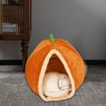 thumbnail image 5 of Cat Cave Bed - Semi-Enclosed Pet Tent with Washable Mat for Indoor Cats & Small Dogs, 5 of 5