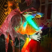 Haunted Hill Farm 7 ft Motion-Sensor Soul Harvester Halloween Animatronic by Tekky, HHSOULHARVSTR-1FLSA