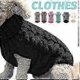 thumbnail image 3 of Dog Sweater High Turtleneck Knitted Dog Clothes Warm for Small Medium, 3 of 4