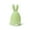 Green-GN-clearacne, variant on PpgejGEK Flocked Easter Egg and Rabbit Ornament Set, Soft Velvet Spring Decor for Tabletop Centerpiece, Colorful Festive Bunny Figurines for Holiday and Party Decoration