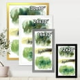 thumbnail image 4 of Designart 'Golden Green Abstract Clouds III' Modern Framed Art Print, 4 of 4