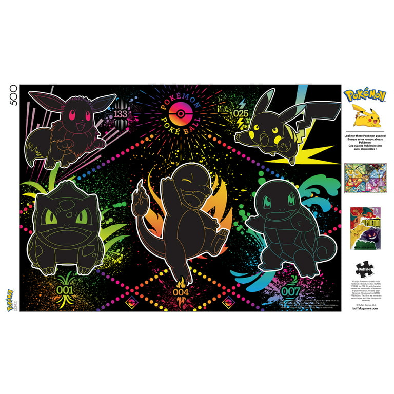 Pokémon Bubble - 500 Piece Jigsaw Puzzle 21” x 15” Complete