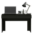 thumbnail image 2 of 2 Drawer Writing Computer Desk, Black, 2 of 5