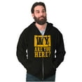 thumbnail image 5 of Wyoming Why are You Here Funny Locals Zip Up Hoodie Men's Women's Brisco Brands X, 5 of 6