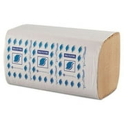 GEN Single-Fold Paper Towels, 1-Ply, Kraft, 9" x 9.25", 12/Carton -GENSF5001K