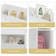 thumbnail image 5 of Yeshouse Escritorio infantil con estante superior y gabinete de almacenamiento, mesa de madera para estudio o dormitorio, 5 of 7