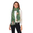 thumbnail image 2 of FORMRS Womens Scarf Winter Soft Long Big Warm Shawls Wrap Tassel Scarves, Christmas Tree, 2 of 9