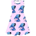 thumbnail image 1 of Niñas Disney Stitch dibujos animados Stitch princesa vestido niños disfraz 3D Stitch Fancy 1-10 años cumpleaños fiesta vestido niño ropa 4T Gao Jinjia LED, 1 of 2