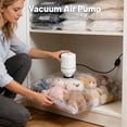 thumbnail image 4 of 1-Piece Electric Vacuum Air Pump, Powerful & Portable, For Quickly Extracting Air From Vacuum Storage Bags, Ideal For Compressing Comforters, Down Jackets & Bedding For Home, 4 of 6