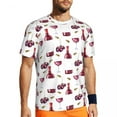 thumbnail image 2 of T Shirt For Men Wine Lover T-Shirt Male Red Wine Pattern Basic Sports Fast Dry Summer Fashion Tee Sh, 2 of 7