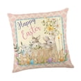 thumbnail image 2 of Fundas de almohada de 45 cm x 45 cm Fundas de almohada de tiro Regalos de Pascua Cojines de sofá Decorativos suaves para vacaciones Sala de estar Sofá Felices Pascuas Gloria Funda de almohada, 2 of 9