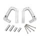 thumbnail image 2 of Asideros delanteros de aleación de aluminio para Wrangler JK 07-18 2009 Plata Baoblaze Asas de agarre frontales, 2 of 6