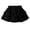 Black, variant on Girls Corduroy Mini Skirt - Fall Elastic Waist Pleated Skirts - Casual Versatile Flowy Tiered Ruffle Skirt,7-8 Years