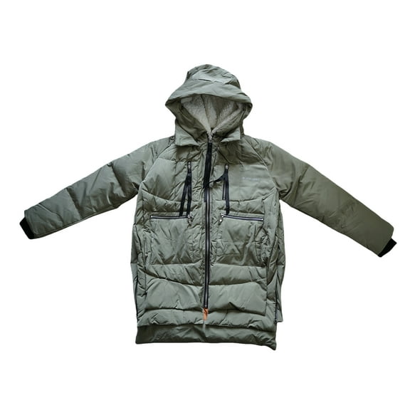 amcamel Men's Ski Jacket Warm Winter Coat Windbreaker Hooded Snow Jacket