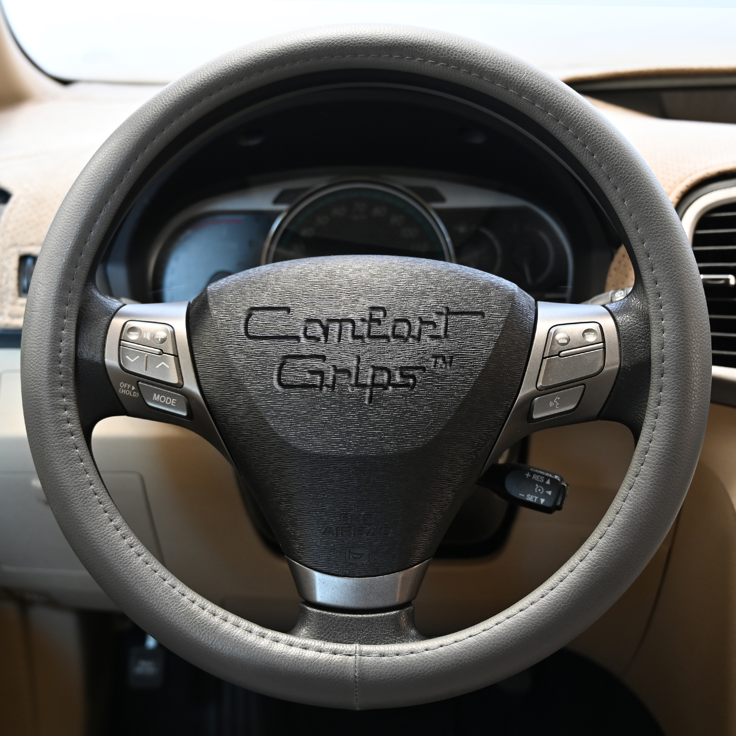 Comfort Grips Steering Wheel Cover - Performa Grip Medium (14.5 - 15.4) Grey