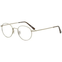 Flexon Men's Eyeglasses Edison 600 710 Light Gold Full Rim Optical Frame 47mm