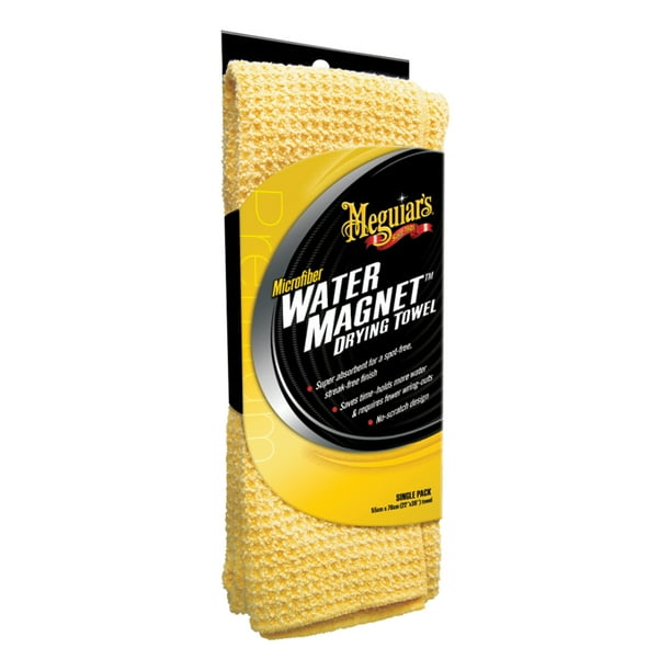 Toalla de secado de microfibra con imán de agua Meguiar's - 22" x 30"