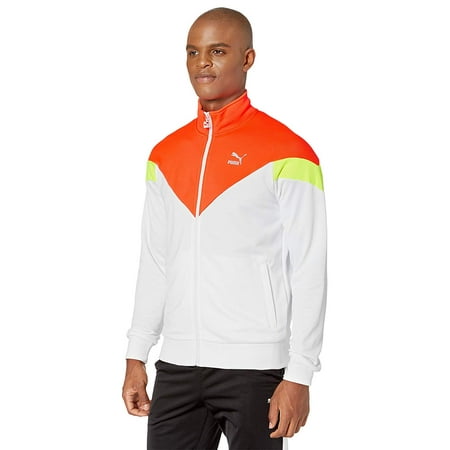 Puma Mens Iconic Track Jacket, White, Medium