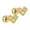 Gold - 1 pair, variant on 925 Sterling Silver Cute Heart CZ Screw Back Helix Tragus Stud Earring A1031-Silver - 1 pair
