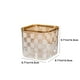 thumbnail image 3 of Cubo de basura, bote de basura de escritorio, pequeño, de gran valor, bonito, con aro de presión, sin tapa, para cocina, mesa, dormitorio, almacenamiento, grande, antideslizante, con fondo elevado., 3 of 6