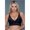 Black, variant on BeWicked 2217-NB-38C V-Neck Bralette Bra, Navy Blue - Size 38C
