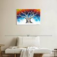 thumbnail image 2 of Elephant Stock Rainbow Tree Wall Art - Horizontal Canvas Wall Art - Living Room Wall Decor - Floral And Botanical Canvas - Gray And Orange Decor By Ashvin Harrison - 30" x 20", 2 of 8