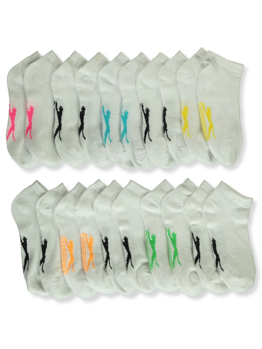 5 Pack Slazenger Girls/Boys Sports Socks Crew Socks Tennis Sizes 1 2 3 4 5 6 
