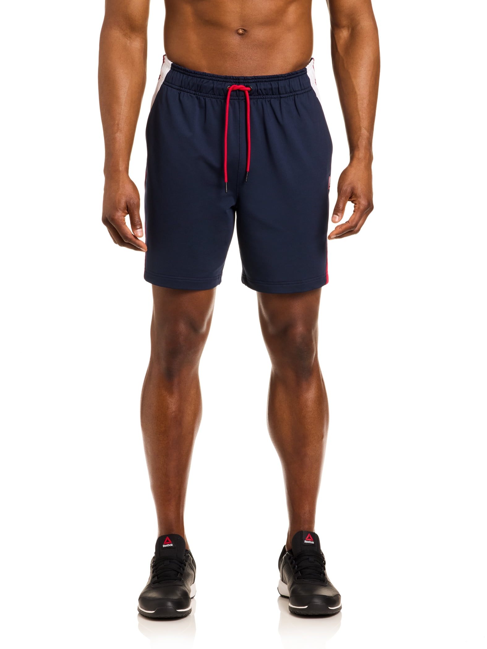Reebok Men's and Big Men's Baseline Knit Performance Shorts, 7" Inseam, Sizes S-3XL