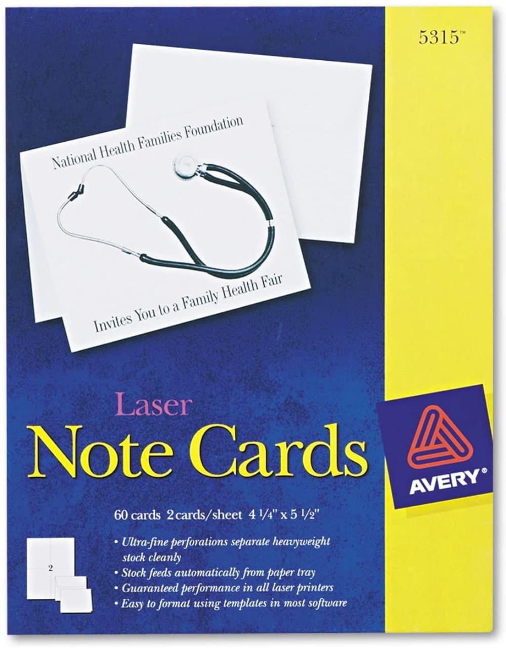 avery notecard
