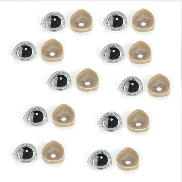 Doll Lashes Doll Making Doll Accessories Crafting Plastic Doll Eye Accessories Doll Making Plastic Eyeballs Doll Eye Accessories Stuffed Animal Eyes Turkish Eye Plushie Eyes