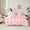Lightpink, variant on jejeloiu Sweet Cherry Strawberry 7-Piece Twin Bedding Sets,Cute Cartoon Bowknot Bedding Comforter Set,Pink Bowtie Bow Sheet Sets For Girl,Super Cozy Room Decor Reversible