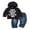 Black, variant on Bagilaanoe Toddler Baby Boys Long Pants Set Letter Print Long Sleeve Hooded Pullover Tops + Ripped Jeans 3T 4T 5T Kids Casual Sweatsuits