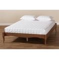 thumbnail image 6 of Baxton Studio Marieke Vintage French Inspired Ash Wanut Finished King Size Wood Bed Frame, 6 of 9