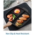 thumbnail image 4 of Tapis de séchage pour comptoir de cuisine, tapis résistant à la chaleur, gadgets de cuisine, accessoires de cuisine (30,5 x 40,6 cm, noir) JAMW Sencillez, 4 of 5