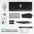 thumbnail image 7 of Kizer Fixed Blade Knife GROOM, D2 Steel D2 Handle Pocket Tactical Knives, 1060A2, 7 of 7