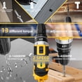 thumbnail image 5 of Fotrix 21V cordless impact drill (2.0Ah battery *1 with Tool box ) Powerful Motor for Drilling & Driving, 25+1 Torque Settings, 3-in-1 Versatile Working Modes, 2-Speed Control & Ergonomic Design, 5 of 6