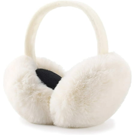 

Xelparuc Winter Ear muffs Faux Fur Cute Foldable Outdoor Ear Warmers for Women Girls