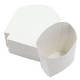 thumbnail image 1 of 100 Uds. Cajas de papel desechables blancas para embalaje de alimentos, cajas de papel para aperitivos de arroz y pollo, venta al por mayor, 1 of 5