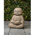 thumbnail image 4 of SITTING LUCKY JAPANESE JIZO WITH BOWL, 4 of 4