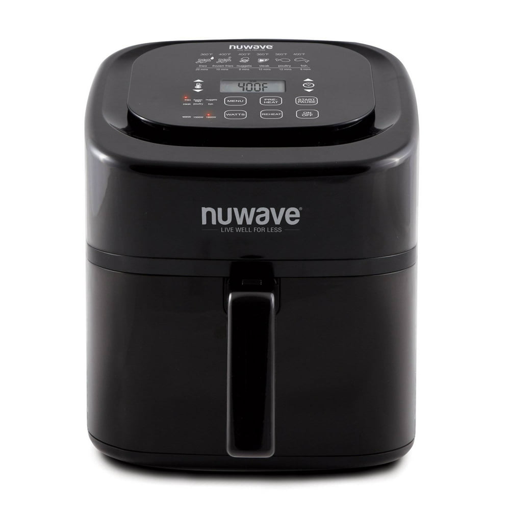Nuwave Brio 6-Quart Digital Air Fryer with one-touch digital controls