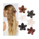 thumbnail image 1 of wonima44 CUBACO 6PCS Small Flower Hair Clips for Women,1.57 Inch Hawaiian Flower Hair Claw Clips, Cute Hair Clips for Women Decorative Accessories For Thick and Thin Hair Amber, 1 of 1