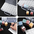 thumbnail image 7 of 32 Grids Drill Storage Containers, Diamond Organizer Case Embroidery Beads Storage Box with Label, 7 of 7
