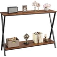thumbnail image 1 of 2-Tier Narrow Console Table, Small Entryway Sofa Table for Hallway, Bedroom, Living Room, 1 of 1