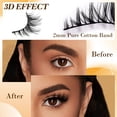 thumbnail image 3 of EKIND False eyelash,5 Pairs Fox False Eyelashes,Naturally curled faux mink lashes, 3D Eyelashes Handmade False Eyelash Set, Professional False Eyelashes Voluminous, thick strip lashes (Hybrid), 3 of 7