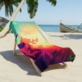 thumbnail image 1 of Beach Towel Beach Green 1.2, 1 of 3