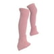 thumbnail image 5 of Calentadores de piernas para patinaje, suaves, ligeros, modernos, tejidos por encima de la rodilla, largos. Rosa, 5 of 9