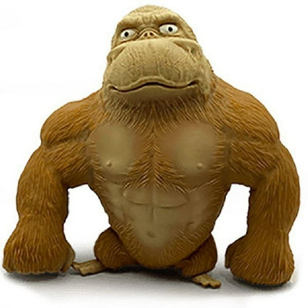 Soft Novelty Big Giant Sensory Toy Orangutan Influencer Elastic TPR